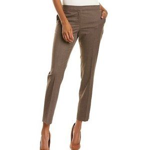 Lafayette 148 New York Manhattan Slim Leg Wool-Blend Pants, Size 8